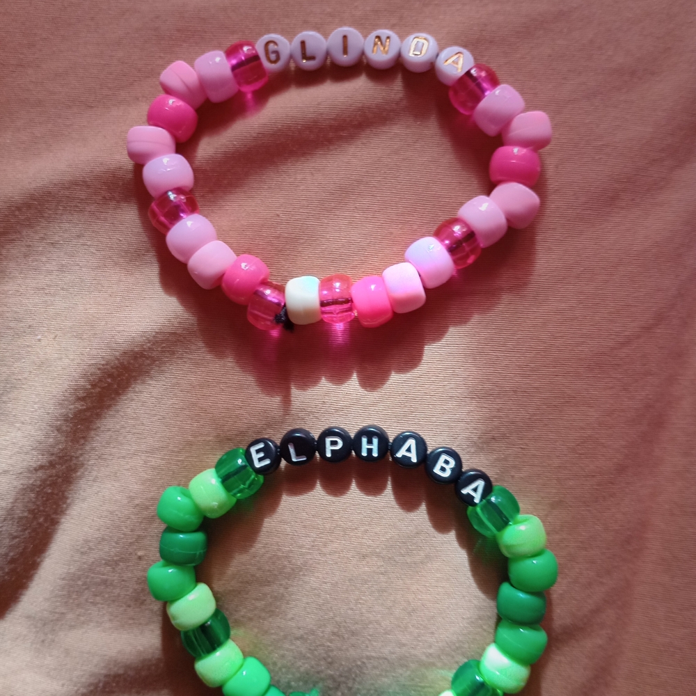 Elphaba And Glinda Matching Wicked Bracelets